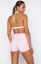 Stronger High Waisted Shorts 3 Marshmallow
