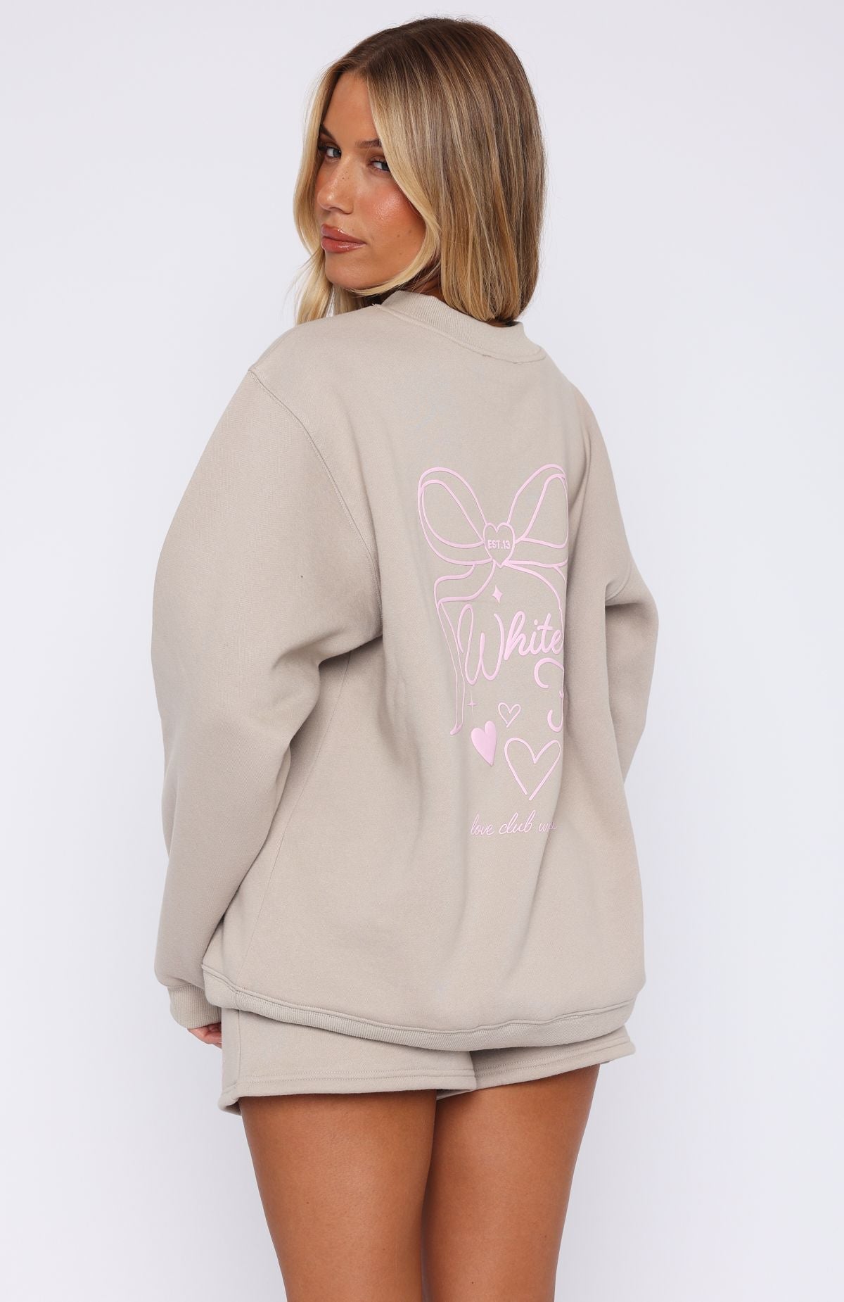 Love You Forever Oversized Sweater Moon