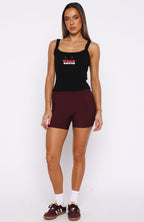 Club 14 Taylah Singlet Top Black