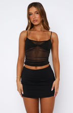 New York City Baby Top Black