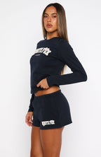 Daydreamers Madeline Lounge Shorts Navy