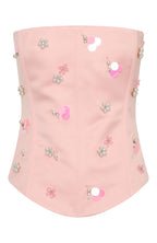 Summer Love Strapless Bustier Baby Pink