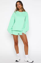 Test Drive Oversized Sweater Mint