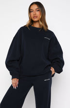 Test Drive Oversized Sweater Dark Navy