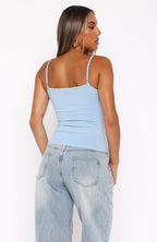 No Flaws Cami Top Dusty Blue