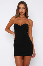 I Know You Tried Mini Dress Black