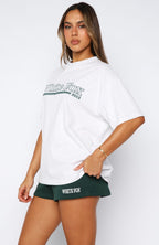 No Hesitation Oversized Tee Grey Marle