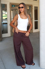 Lost Your Chance Pants Chocolate