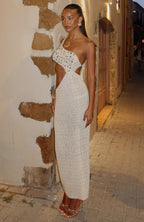 Turritella Treasure Crochet Maxi Dress Shell