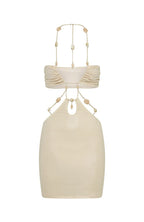 Moonlit Muse Mini Dress Pearl