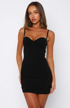 I Know You Tried Mini Dress Black