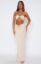 Lil Mermaid Maxi Skirt Latte