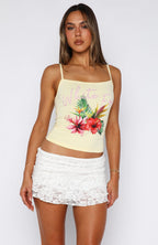 Wild Dreams Singlet Lemon