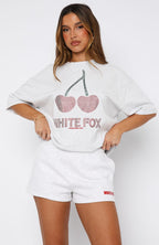 Made With Love Shorts Grey Marle