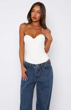 Stuck To You Bodysuit Off White