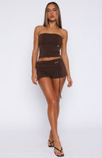 Living The High Life Shorts Chocolate