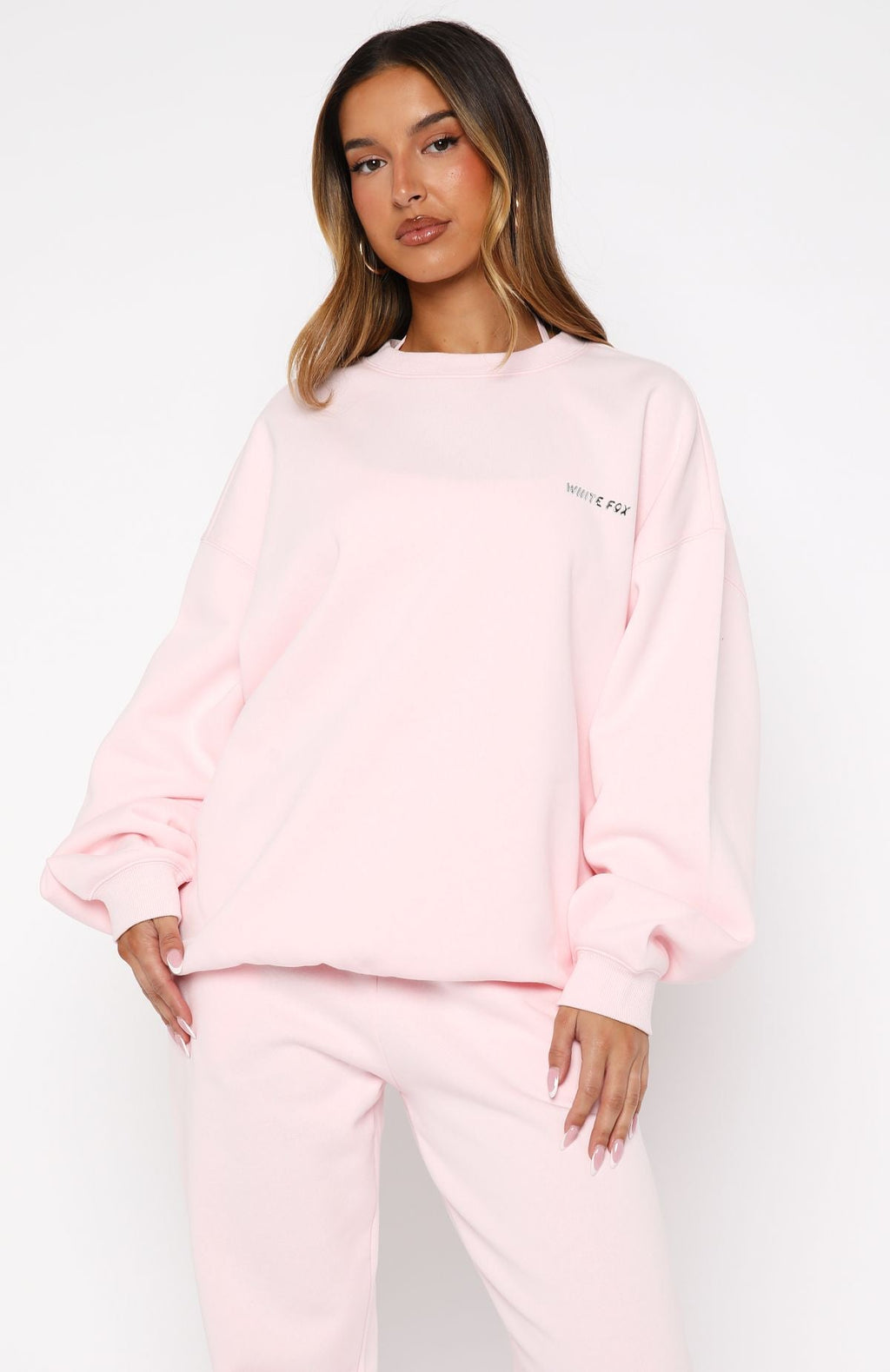 Test Drive Oversized Sweater Icy Pink