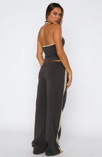 Star Of The Night Track Pants Charcoal