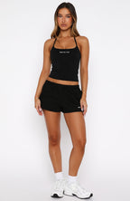 Test Drive Halter Top Black