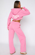 Offstage Wide Leg Sweatpants Bubblegum