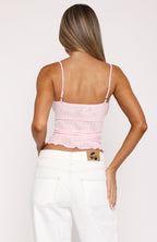 Sweet Sensation Cami Top Pink