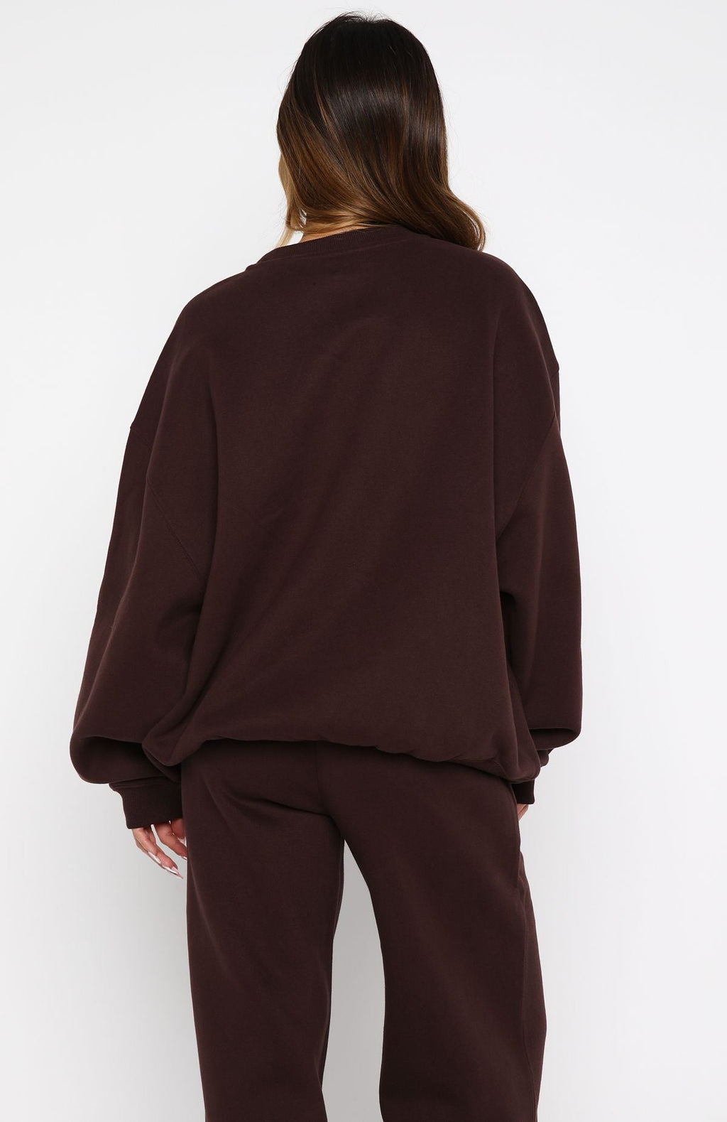 Test Drive Oversized Sweater Chocolate