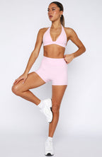 Stronger High Waisted Shorts 3 Marshmallow