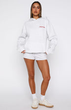 Christmas Feeling Oversized Hoodie Grey Marle