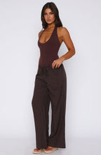 Lost Your Chance Pants Chocolate