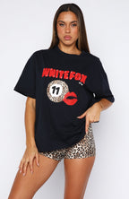 11th Street Concrete Jungle Oversized Tee Blueberry Twist