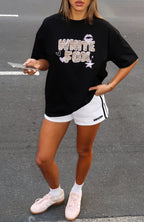 11th Street She's So Lucky Oversized Tee Licorice