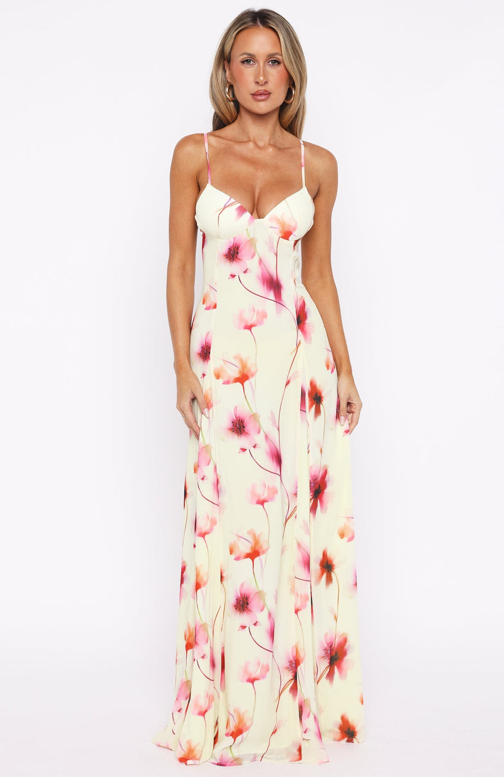 A Day In Nice Maxi Dress Butter Floral