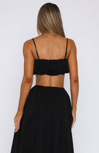 All I Wanted Was You Top Black