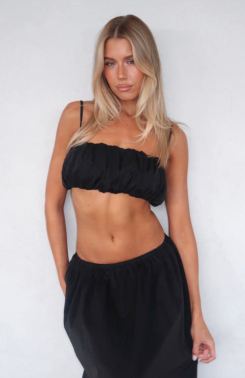 All I Wanted Was You Top Black