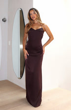 Amore Maxi Dress Dark Chocolate