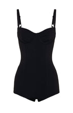 Amour Toujours Micro Playsuit Black
