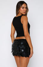 Ariel Mini Skirt Black Shell