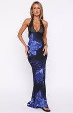 Beyond The Stars Maxi Dress Midnight Tropics