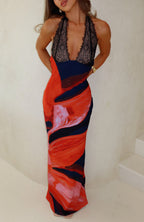 Beyond The Stars Maxi Dress Radiant Petal