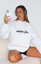 Call On You Oversized Sweater Grey Marle