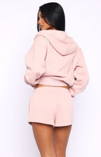 Can't Miss It Lounge Shorts Dusty Pink