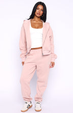 Can't Miss It Sweatpants Dusty Pink