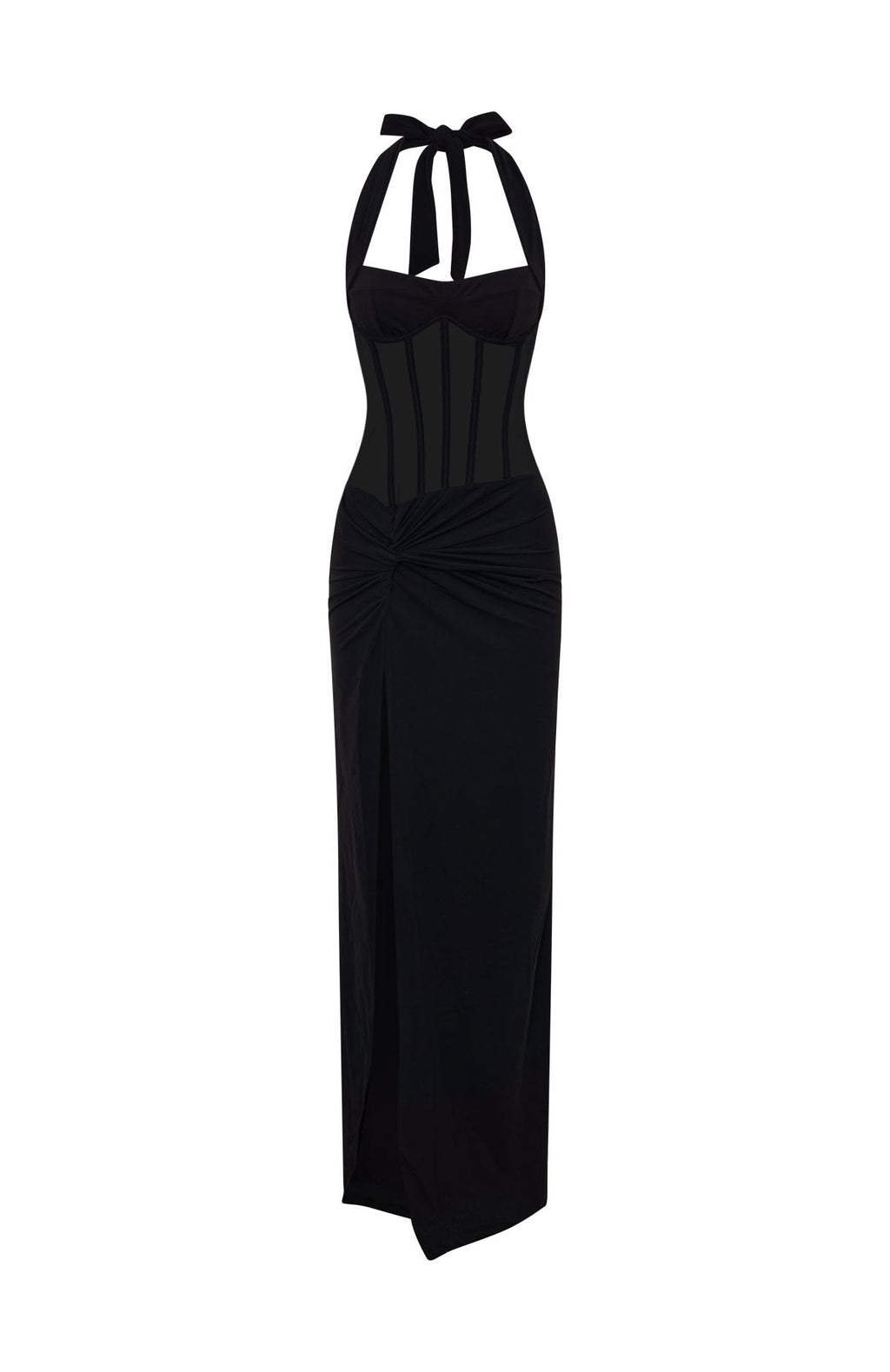 Champagne Promises Maxi Dress Black