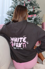 Christmas Feeling Oversized Hoodie Charcoal