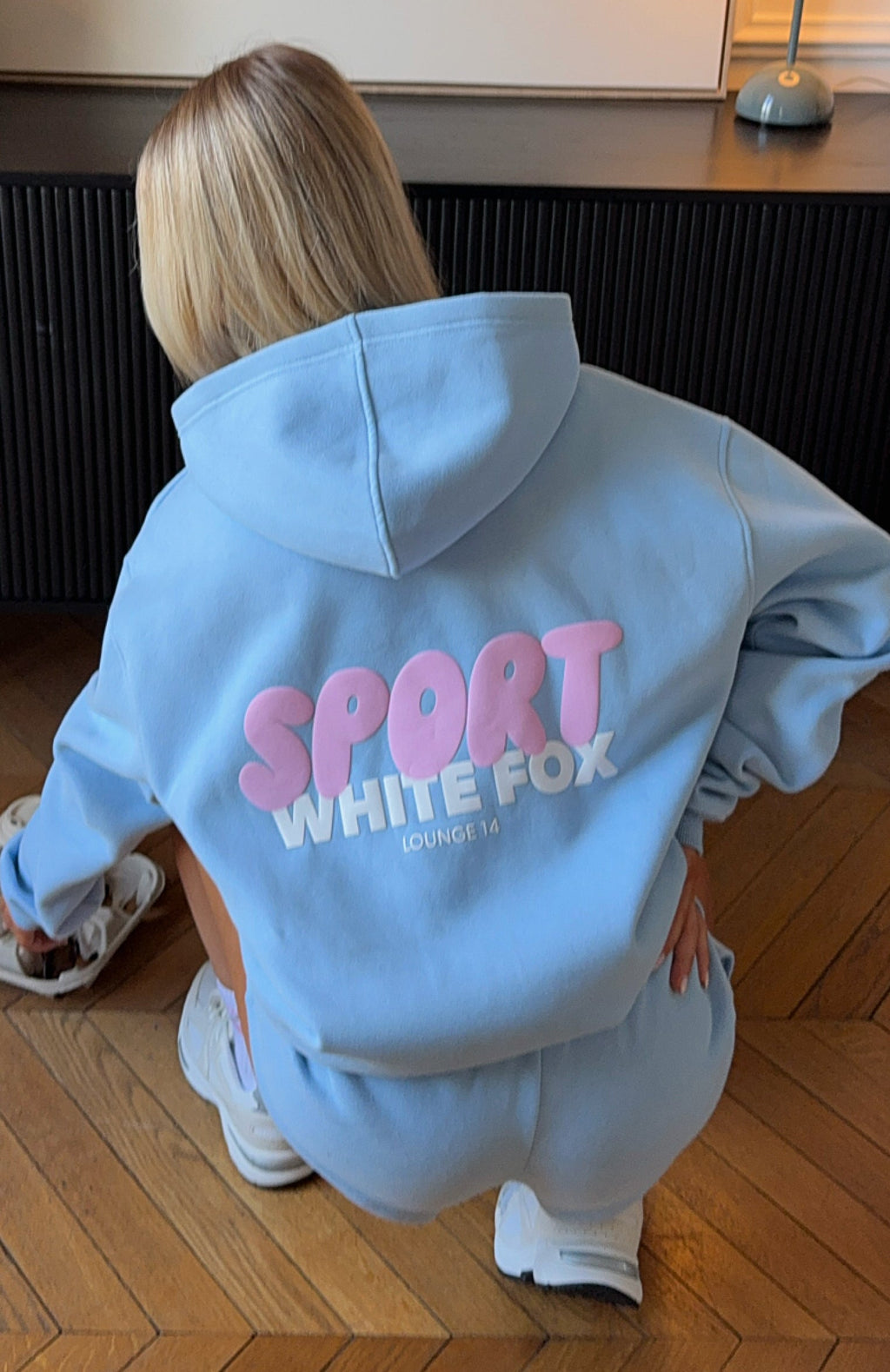 Club 14 Peyton Oversized Hoodie Blue