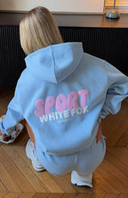 Club 14 Peyton Oversized Hoodie Blue