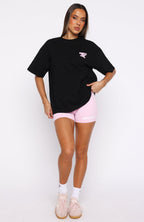 Club 14 Allie Oversized Tee Black