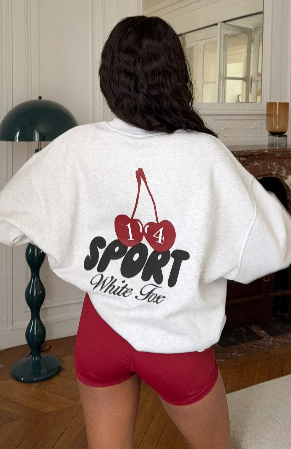 Club 14 Peyton Oversized Sweater Grey Marle