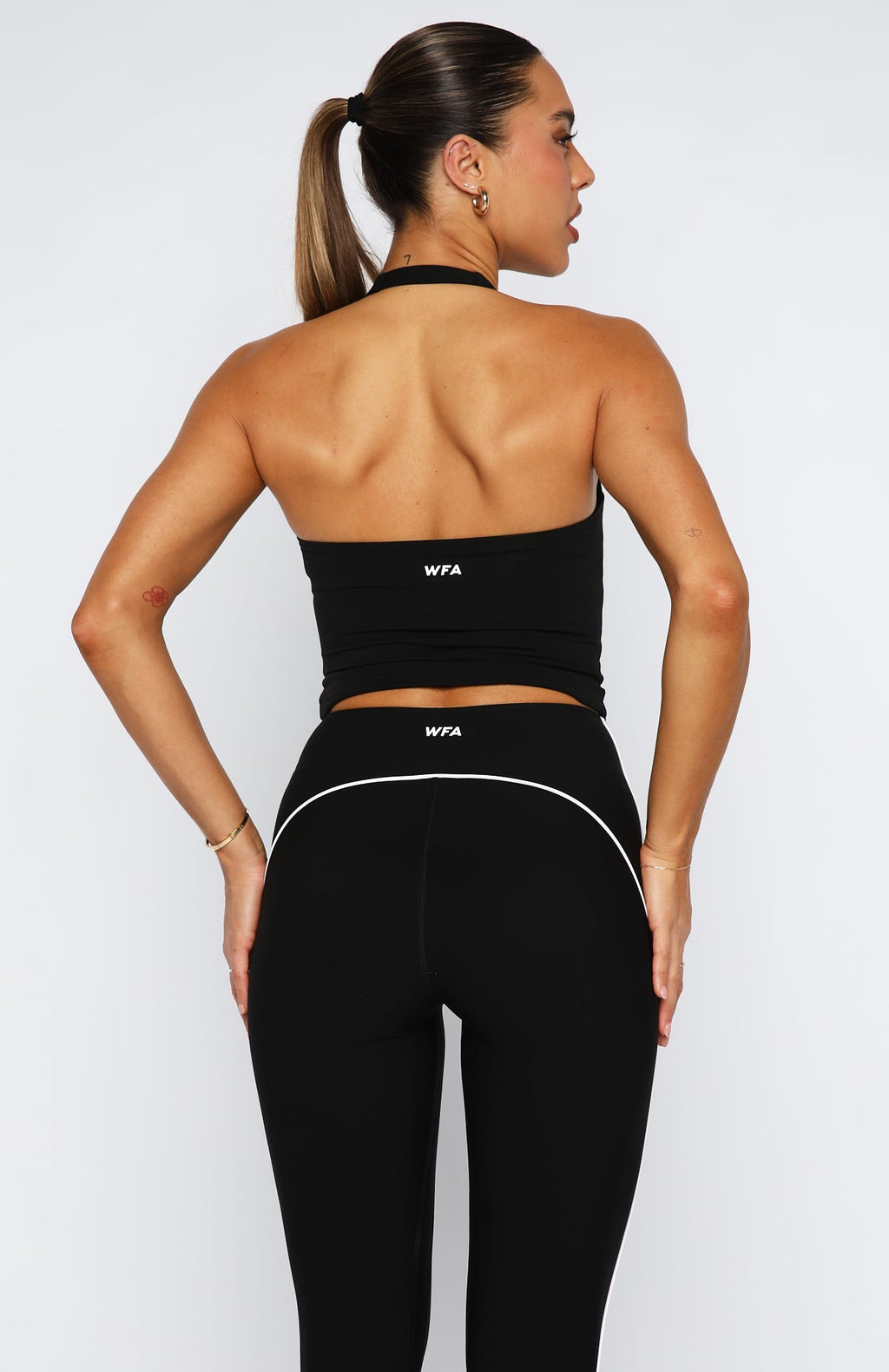 Conquer Active Tank Black/White