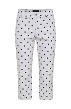 Day For It Capri Pants White/Black Polka Dot